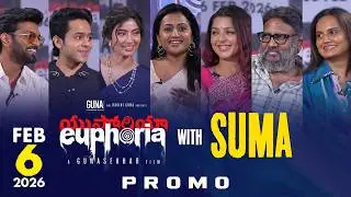 #Euphoria with Suma | Promo | Sara Arjun | Bhumika Chawla | Neelima Guna | Gunasekhar  | Feb 6