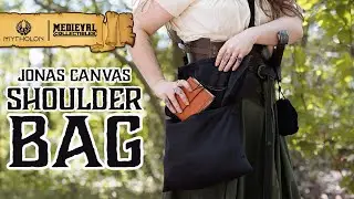 Take the Jonas Canvas Shoulder Bag on Any Adventure | Medieval Collectibles