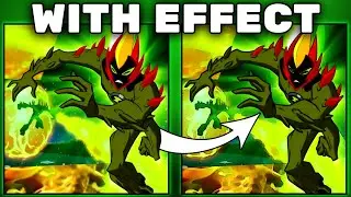 Ben 10 All Alien Transformations with Abstraction Effect | Alien Force