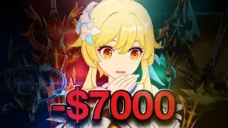 How I SPENT $7000 on WEAPON SKINS in GENSHIN IMPACT ;--;