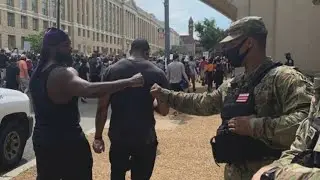 National Guard Units Depart Joint Base Andrews Following Civil Unrest Mission