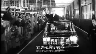 Visita presidente Saragat alla Fiat Mirafiori (e Aeronautica) \ 1966 \ mut