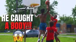 He Caught a Body at OUR Hometown Court | Campeto Park | Micd Up 5v5 Basketball 🔥