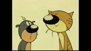 En Dos Patas referencia de Garfield, Las Chicas Superpoderosas CatDog, The Loud House, y Casagrandes