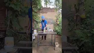 Sword Testing #sikhswords #indianswords #sikharmory #sikh #sword #swordandshield #viralshort