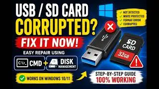 How To Repair Corrupted USB/Memory Card | Earth Associates