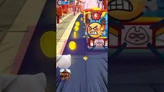 Whoa! Look, Angela&rsquo;s chasing that raccoon! 😂| Talking Tom Hero Dash