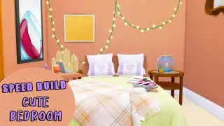 THE SIMS 4 - SPEED BUILD - BEDROOM - CC LINKS #TheSims4CustomContent