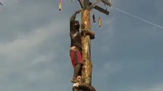52nd annual Grease Pole Festival in Buffalo