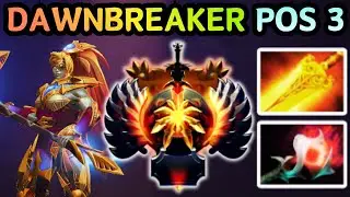 🔥 NEW PATCH 7.40 !!! DAWNBREAKER OFFLANE ULT = GAME OVER | DOTA 2 GAMEPLAY 🔥