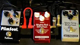 Fulltone plimsoul - Mighty Red Distortion, Stone Grey Mad Professor
