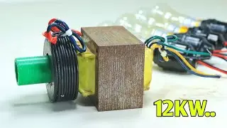 Science Experiment 12KW Electricity 220V Flywheel Generator With Free Energy Device