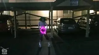 Galaxy 2.0 BitWhip Fiber Optic Whip | @peach.blossom.raver Light Whipping to Superhuman