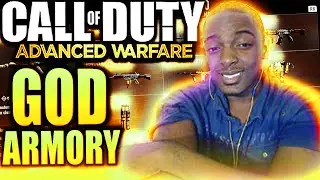 ELITE ARMORY SHOWCASE! - KRNG Chain's Elite Weapon Armory! (COD AW Elite Guns & Gear)