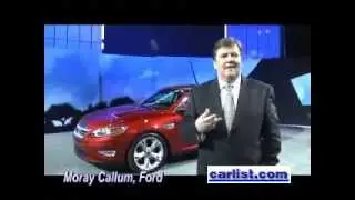 Moray Callum Ford designer at the 2009 Chicago auto show designing a car that has such a brand image