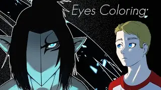 How to colors eyes under a minute
