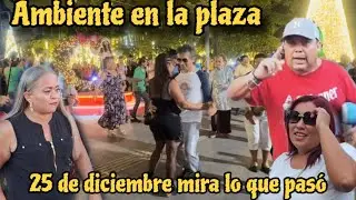 🛑Esto pasó el 25 de diciembre en la plaza , el ambiente navideño no paró 😱😱