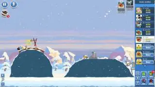 Angry Birds Friends Winter Tournament 2 week 30 level 5 no power up 255,370 highscore