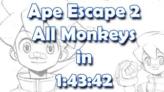 Ape Escape 2 (サルゲッチュ2) | All Monkeys Speedrun | 1:43:42