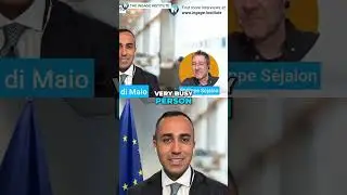 EU Special Rep Luigi Di Maio: Gulf Region Challenges & Future #shorts
