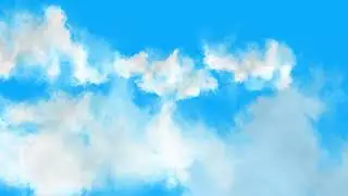 realistic background animated clouds