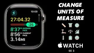 How To Change Workouts Units Of Measurements On Apple Watch SE 3