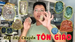 mặt d&acirc;y chuyền T&Ocirc;N GI&Aacute;O c&ugrave;ng TahiGems #jewelry