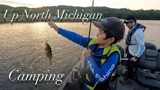 Fishing Camp in the beautiful lake in Up North Michigan-day1, Part 1 6/23/2023