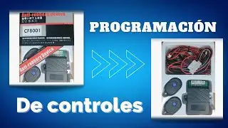 como programar controles alarma de proximidad (corta corriente)