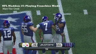 NFL Madden 15: Playing Franchise Mode (Xbox One)