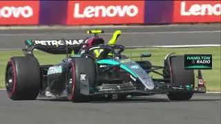 Lewis Hamilton tears of joy on radio after first win in years | Silverstone 2024