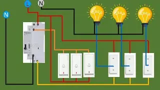 latching relay connection for master control  relay bell switch wiring