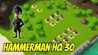 Easily Beat Hammerman HQ 30 (Boom Beach)