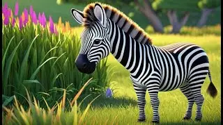 Where Is My Stripe Asks Little Zebra | Nursery Rhymes for Kids & Baby Songs