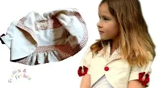 Bolero Jacket for Girls | How to | Sewing Tutorial | Sewig Pattern: Paris | Frocks & Frolics