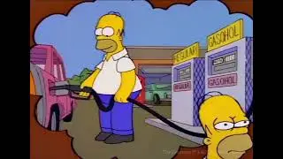 Autos que utilizan alcohol #viral #simpsons #homersimpson #humor 