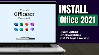How to Download Install & Microsoft Office 2021 [No Crack] | MS Office on Windows Laptop/PC