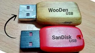 How to make Wooden pen drive || USB drive || PD