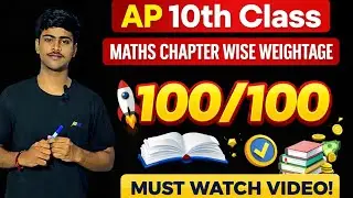 Ap 10th SSC maths chapter wise weightage in telugu | 2025-26. 