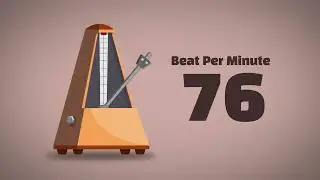 76 BPM Metronome [1Hour]