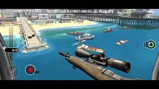 Pure Sniper Z25 Mission 32 Storm Before The Calm Destroy Four Sea Mines And Kill All Mafia Men