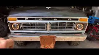 LED Halo Headlight Install - 1977 FORD F-150