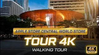 APPLE STORE CENTRAL WORLD, BANGKOK 4K TOUR #bangkok   #apple #applestore #thailand #shoppingvlog #yt