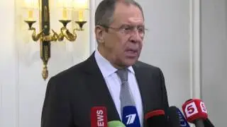Выход к прессе С.Лаврова | Sergey Lavrov's press-statement