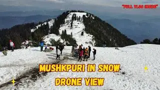 Mushkpuri Snowfall Drone View | Winter in Pakistan | Full Vlog Link in Description