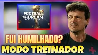Football Dream: Be A Pro // GANHEI DE UM TIME MUITO MAIS FORTE? (MODO TREINADOR) 🔥🏆