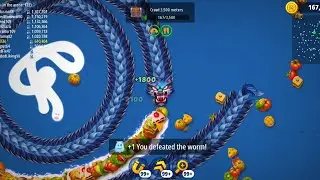 🐺 Werewolf Worm Unleashed! | Wild Power & Beast Mode in Worm Zone 🪱🔥