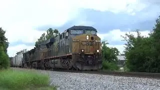 CSX ES44AH 743 w/ Great K5HL Leads Manifest Q583-10 on 7/10/21