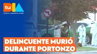 Portonazo en Maipú: Para defender a su esposa hombre atropelló y mató a delincuente | Tu Día
