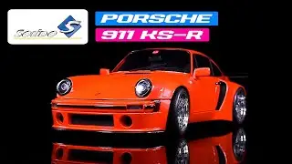 2022 Porsche 911 KS-R Orange Metallic 1/18 Diecast Model Car by Solido